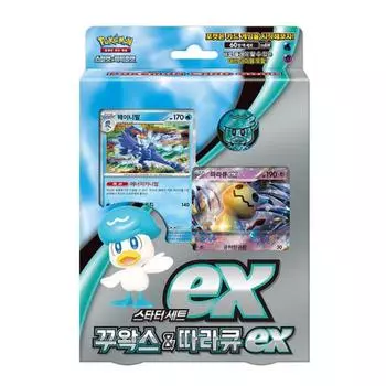 POKEMON Карточная игра Scarlet & Violet Starter Set ex “Kuwax & Tarakyu ex”, 8157103627, популярный покемон в Корее