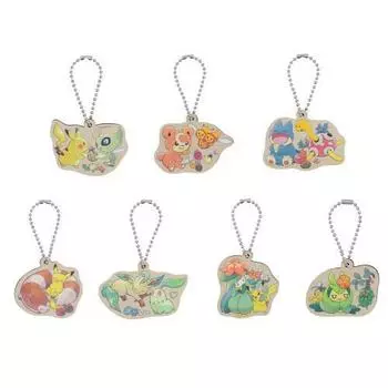 POKEMON Коллекция ключей из дерева Center Wood, Подарок леса, 8200300635, Популярный покемон в Корее