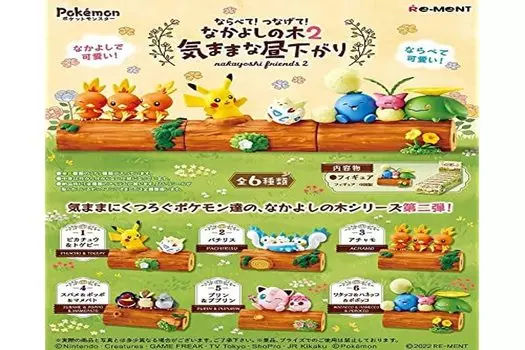 Pokemon Line Friendship Tree 2 BOX 6 6 pieces Re-ment up! Connect! ~Carefree Afternoon~ products, types,
