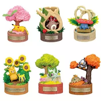 Pokemon Little Forest Story 1BOX Приблизительно В115 x Ш70 x Г70 мм Изготовлен из ABS Re-ment PVC,