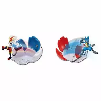 Pokemon Monster Collection Pokedelze Satoshi VS Go (Lucario Aceburn)