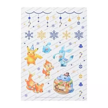 POKEMON Наклейка на центральную стену Рождество в море, 6795199641, популярный покемон в Корее