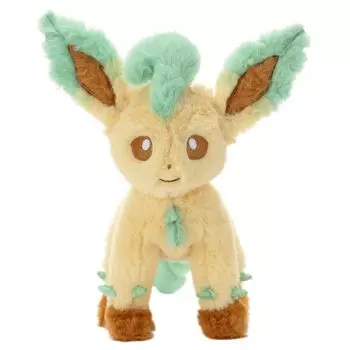 Pokemon Plush S Leafeon Plush Height 18cm Exhausted! Approx.