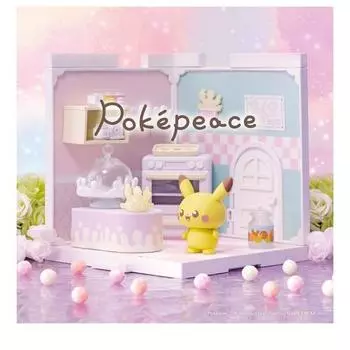 Pokemon Pocket Piece House Series Фигурка Покемона Кухня (Пикачу Мавилк), Популярные корейские игрушки для малышей