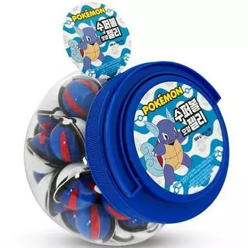 Pokemon Pokemon Super Ball Shape Jelly 50 шт., 1 шт., 900 г, популярные корейские игрушки для малышей