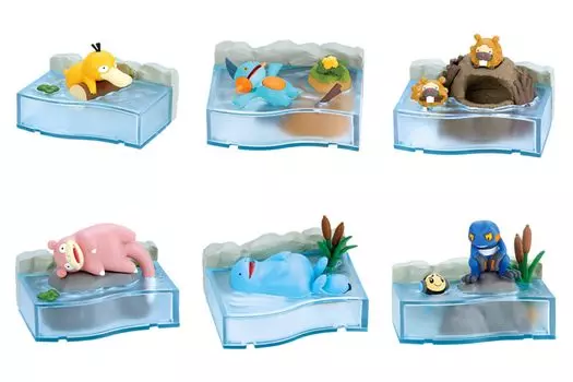 Pokemon Relaxing Time Отдохните у реки КОРОБКА 6 6 В115 x Ш70 x Г50 мм Товар, типы, штук, прибл.