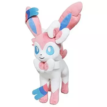 Pokemon SAN-EI PP224 All Star Collection, Нимфия (M) Мягкая игрушка, высота 13,4 дюйма (34 см)