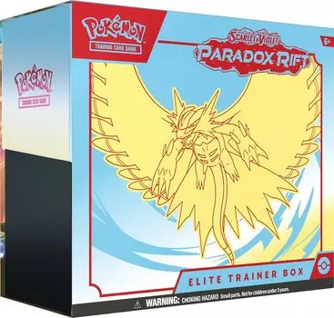 POKEMON SCARLET AND PARADOX ELITE TRAINER BOX Roaring Moon TCG VIOLET RIFT -