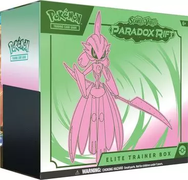 POKEMON SCARLET И PARADOX ЭЛИТНЫЙ ТРЕНЕРОВОЧНЫЙ ЯЩИК Iron Valiant TCG VIOLET RIFT -