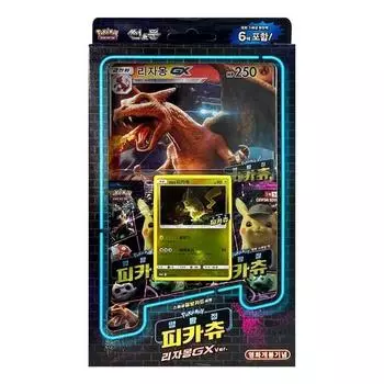 Pokemon Sun & Moon Special Jumbo Card Set Detective Pikachu [Charizard GX] [Mewtwo GX], популярная корейская игра