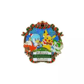 POKEMON Значок с логотипом в центре Рождественская ярмарка Палдеи, 9659723270, популярный покемон в Корее