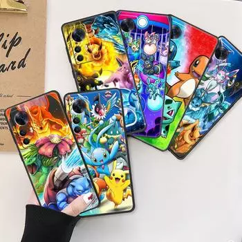 Pokemons Eruption Squirtle для Xiaomi Mi 13 13Pro 12X 12 11 11T 11i 10T 10 Pro Lite Ultra 5G 9T 8 черный чехол для телефона Mi A3(CC9E)