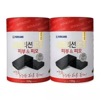 Pokens Dog Nutrition Nutrition Treat Skin & Coat, Омега + льняное семя, улучшение кожи и шерсти, 2 шт., корейский шампунь для домашних животных