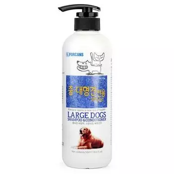 Pokens Pet Medium/Large Dog Shampoo Rinse, корейский шампунь для домашних животных
