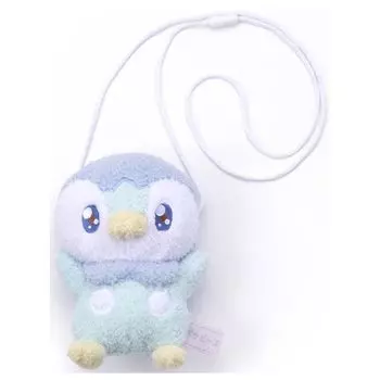 Pokepiece Мягкая игрушка Pochette Piplup Мягкая игрушка Высота Приблизительная. 19см
