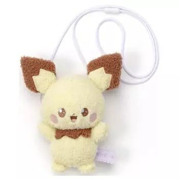 Pokepiece Plush Toy Pochette Pichu Plush Toy Height Approx. 19cm
