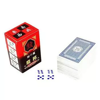 Покер 136 карт Маджонг Развивающие игрушки Бумажные карточные игры Маджонг Набор для игры Маджонг Настольная игра B