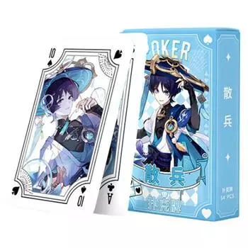 Покер Странник Игральные карты Настольные игры Детские игрушки Детская игрушечная колода Карточная игра Набор Аниме Баллада