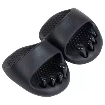 Pokmil Диетические поддерживающие сандалии для красивого тела, для ног, один размер подходит всем, подарок для здоровья и силы мышц кора для дома, женские тапочки, для ног, формирующие, чёрный