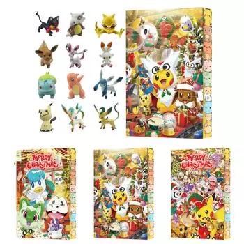 Pokmon Pokmon Рождественский адвент-календарь в коробке Pokmon Pet Christmas Box 24 шт. One Size