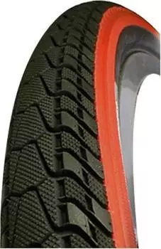 Покрышка Panaracer Клинчерная Pasela Compact Line Колесо Складная [181.50] 8H185BOP-PA-BR Черный/Красный (Маленький велосипед/Езда по городу/Поездка на работу)