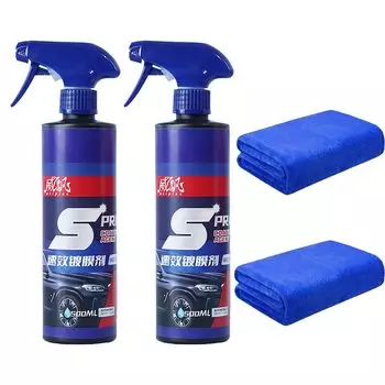 Покрытие автомобиля Высокое простое и профессиональное покрытие Уход за автомобилем Царапины автомобиля Осветляют Быстрое покрытие Автомобильный воск Полировальный спрей для всех пятен от воды