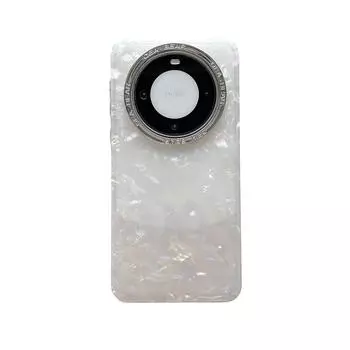 Покрытие цветной блестящий гофрированный чехол для Huawei Mate 60 50 40 защитный чехол для камеры противоударный чехол For Mate 60 белый