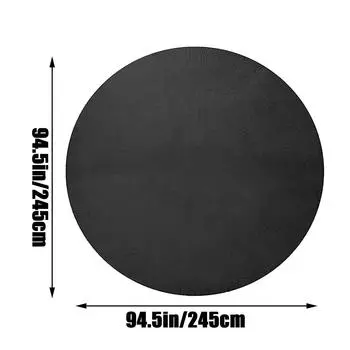Покрытие для бассейна, круглая изоляционная пленка для бассейна, бассейн чёрный