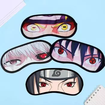 Покрытие для глаз, ультрамягкая повседневная эластичная лента, аниме «Убийца демонов», косплей, путешествия, расслабленная повязка на глаз для чутко спящего человека A