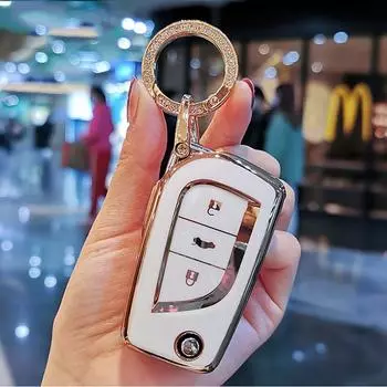 Покрытие из ТПУ, чехол для дистанционного ключа автомобиля, чехол для Toyota Auris Corolla Reiz Avensis Verso Yaris Aygo Rav4 Scion TC IM 2017 2016