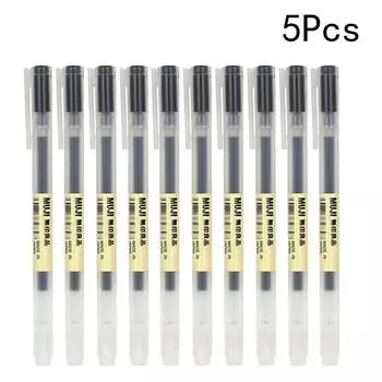 Покрытие нейтральной кисти гелем Smooth Ink Neutral Pen 0.38mm чёрный