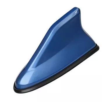 Покрытие рояльным лаком Антенна-плавник акулы для крыши автомобиля для радиосигнала Внешние аксессуары для авто Синий синий