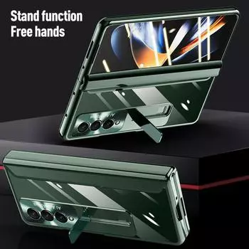Покрытие шарнира для Samsung Galaxy Z Fold 4 Чехол Защитная пленка для экрана Прозрачная подставка Защитная пленка Fold 4 Gen чёрный