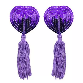 Покрытие сосков с блестками внутри, удобная самоклеящаяся бахрома, невидимые накладки на грудь для дома