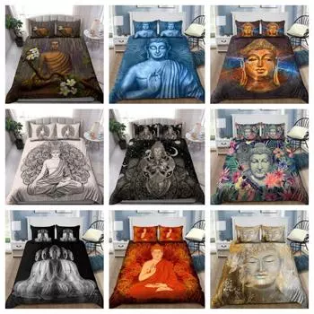 Покрывала Tmarc Tee Buddha Home Постельное белье Комплект одеял Single 135x200cm