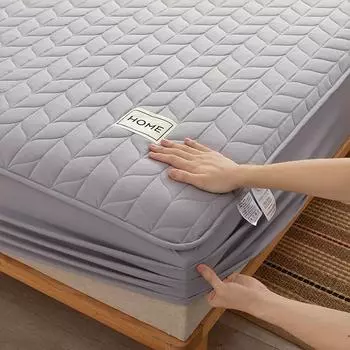 Покрывало цельное с хлопковой подкладкой, защитный чехол для матраса Simmons, утолщенный нескользящий наматрасник, пыленепроницаемое покрывало 100x200cm