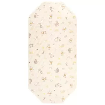 Покрывало для детской кроватки un doudou 60 x 130 см Disney Pooh & Friends 100% хлопок ворсовое одеяло водопоглощающая отделка сетчатая подкладка с эластичными углами NZ3222-G