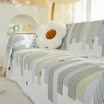 Покрывало для дивана в скандинавском стиле, полотенце, чехол для дивана, ткань, чехол для дивана Ins Style, устойчивый к царапинам, универсальная подушка для дивана Four Seasons 180X130