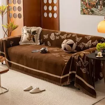 Покрывало для дивана в скандинавском стиле, универсальное, всеобъемлющее, чехол для дивана, тканевый чехол для домашнего декора 180x130