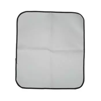 Покрывало для пикника с силиконовым покрытием из стекловолокна, серое угловое с филе, огнестойкий коврик для пикника M(59cm / 23.2in Long)