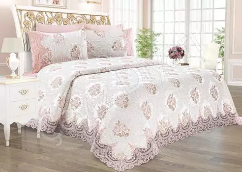 Покрывало French Guipure Roseart Пудра