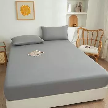 Покрывало-стиль Пылезащитная Простыня на резинке Чехол для матраса (Цельный, Нехлопковый) 42x65cm