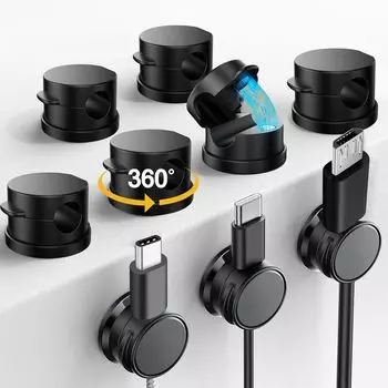 Pokumil Cable Set of Cable Strong Magnetic Cord Wire Wire Cord Wire USB Charger Power Keyboard Lan Headphone Mouse Line Совместим с кабелями длиной до чёрный
