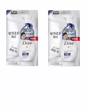 покупка Dove Beauty Увлажняющая кремовая пенка для умывания лица, сменный блок 140 мл [2 упаковки] Очищающее средство, пенка,
