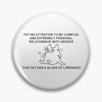 Пол Лимонад, настраиваемая мягкая пуговица, булавка для воротника, подарок, забавная, креативная, милая одежда, металлическая модная булавка с лацканом, женская булавка для влюбленных