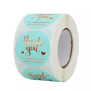 Пользовательская наклейка Япония Наклейка Спасибо за вашу поддержку Хэллоуин X089 A02-500pcs-2.5cm