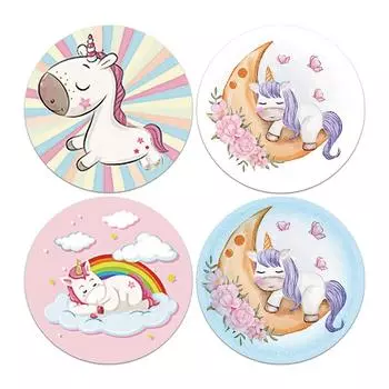 Пользовательские элементы Пользовательские этикетки Наклейки С Днем Рождения Скрапбукинг и штамповка X080 A01-200pcs-1.9cm