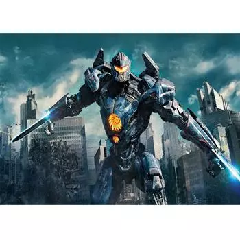 Пользовательские фото 5d DIY Алмазная картина Тихоокеанский рубеж - Мех Воин Полный крестик Алмазная вышивка 20X30CM