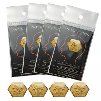 Пользовательские люди поддерживают чип защиты от ЭМП 5G блокировщик анти-излучения мобильный серебряный