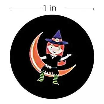 Пользовательские закладки-липучки для блокнотов на Хэллоуин X087 A12-500pcs-2.5cm